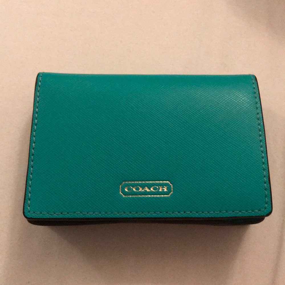 Coach wallet with ID slots
